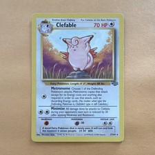 Clefable Jungle 17/64 Rare 70 HP Unlimited Regular English Pokémon TCG