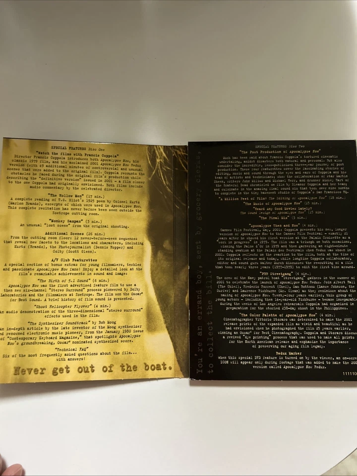 Apocalypse Now: The Complete Dossier DVD Missing Slipcover - Image 3 of 4