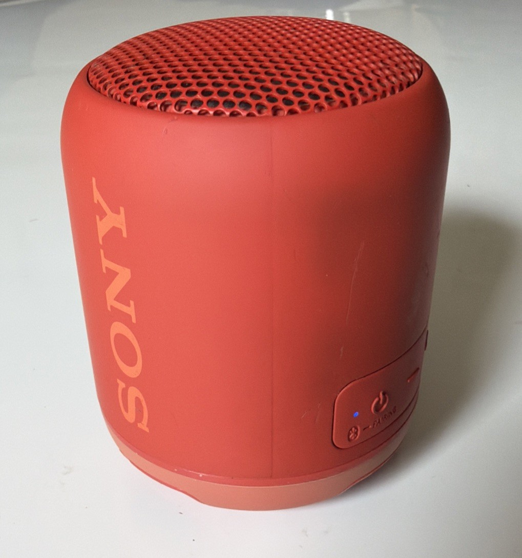 Sony SRS-XB12 Bluetooth Speaker Extra Bass Red Tested Working | eBay