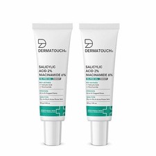 DERMATOUCH Salicylic Acid 2 Niacinamide 6 Anti-Acne Oil-Free Gel-30g Pack of 2 