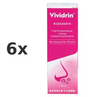 Vividrin Azelastin 1 Mg/Ml Nasenspray LöSung 6 St
