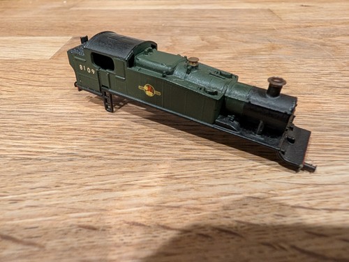 Graham Farish calibre N BR negro 2-6-2T pradera tanque carcasa solamente - 8109 fundido a presión | Condition: For parts or not working