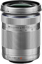 OM System M.Zuiko Digital ED 40-150mm F4-5.6 R Lens , and HD Video (Silver)