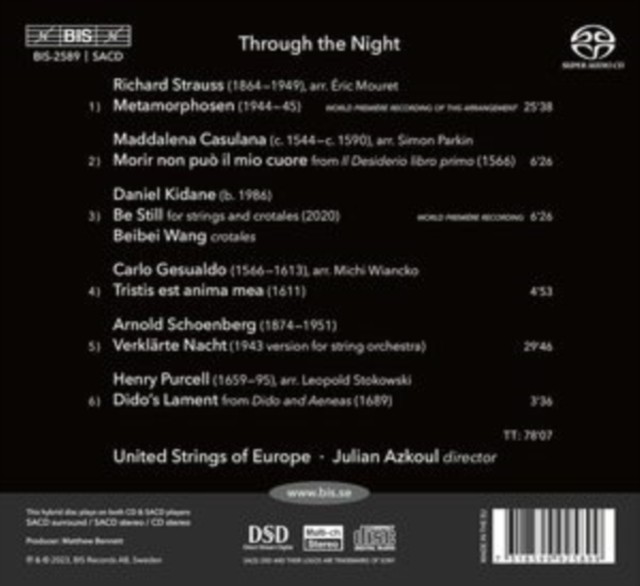 Through The Night by United Strings Of Europe (CD 2023) - Image 3