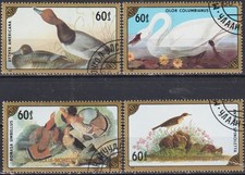 Used stamps Fauna Birds  1986 from Mongolia  avdpz