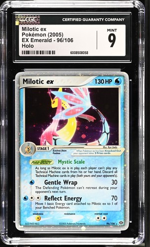 Milotic ex Holo 96/106 CGC 9 - 2005 Pokemon EX Emerald
