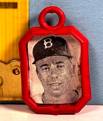 Vintage Baseball Vending Gumball Machine Charm Brooklyn Dodgers PEE WEE REESE