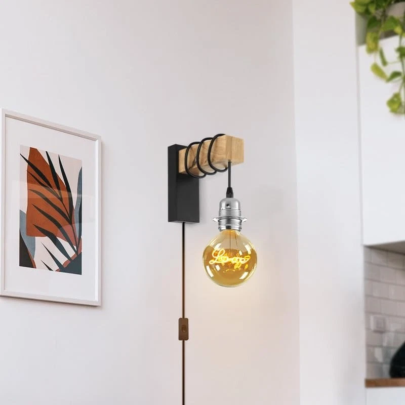 flush mount Curvy Wire cage Ceiling Light