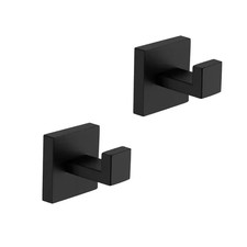 WZ J-Hook Robe/Towel Hook in Matte Black