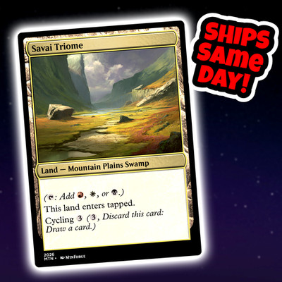 Savai Triome - Custom Art Magic: The Gathering Playtest Card - Commander EDH