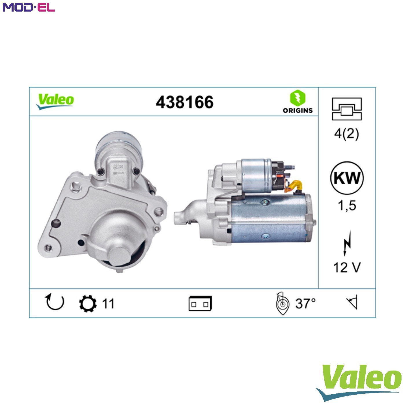 VALEO STARTER ORIGINS OPEL GROUP 438166 - Image 7
