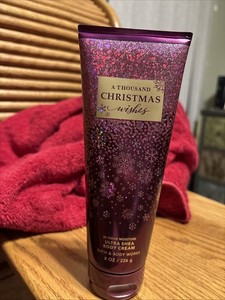 NEW, Bath & Body Works A Thousand Christmas Wishes, Ultra Shea Body Cream. 8 OZ￼
