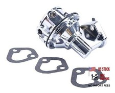 Mechanical Chrome Fuel Pump Pce146.1007 Compatible With Chevy Sbc 350 38