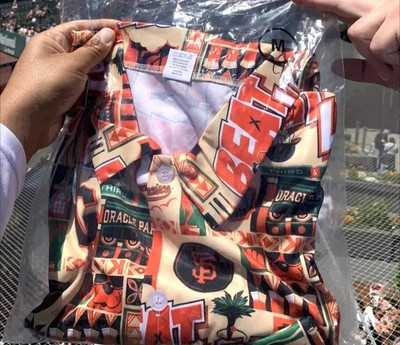 San Francisco Giants 2024 ''BEAT LA''  Aloha shirt Los Angeles Dodgers  6/29/24 M