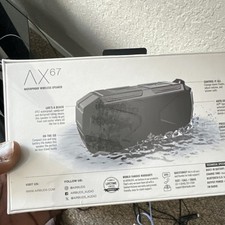 AIRBUDS AX67 Black Bluetooth Waterproof Sandproof Dustproof Portable Speaker