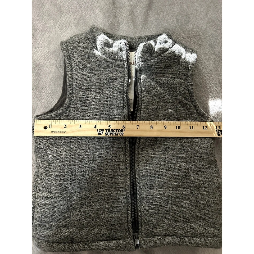 Жилет на молнии HARDSKINS 4T угольный прочный уютный комфорт - Изображение 4 из 4