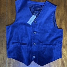 Blue Vest Size 18 Brand Janie and Jack New with Tags holiday collection