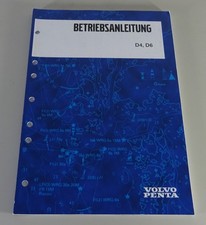 Betriebsanleitung Volvo Penta Motoren D4 / D6 Stand 05/2011