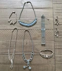 Beautiful Costume Jewelry Lot Vintage Mixed Necklace, Bracelet & Ear Ring