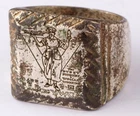 Ring WW1 Woman workers recruitment advertisement WWI Girl WWII WW2 Military Sign