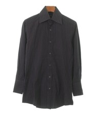 GUCCI Dress Shirt NavyxWhite(Stripe Pattern) 38(Approx. S) 2200381228170