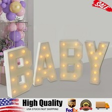 "BABY" Letter Light LED Light Up Letters for Baby Birthdays/Showers KT Board