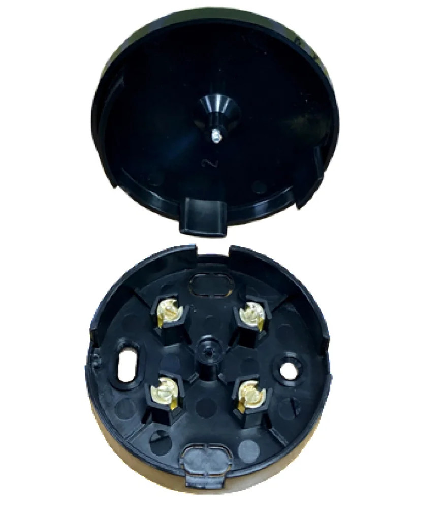 Junction Box Black 20A 4 Terminal Lyvia Electrical 4043B