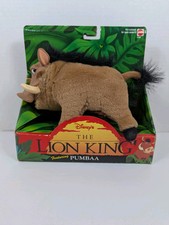 Vintage 1994 Mattel Disney The Lion King PUMBAA Warthog Toy Plush New In Box