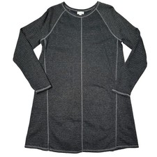 J. Jill Striped Sweater Dress Pullover Crewneck