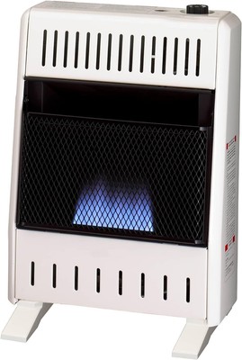 ProCom MN100TBA-B Ventless Natural Gas Blue Flame Space Heater with Thermosta...