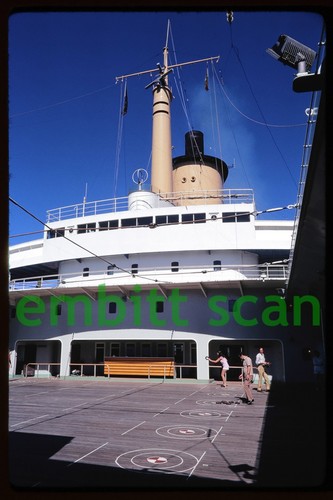 Original Slide, Aboard the P&O Ocean Liner SS Oronsay in 1972, A