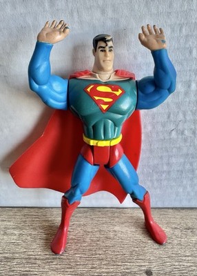 Vintage 2001 SUPERMAN WB Animated Series STRONG ARM Action Figure Statue Hasbro