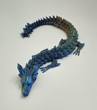 3D Kristalldrache in 44 Farben  38cm  beweglich  hochwertig