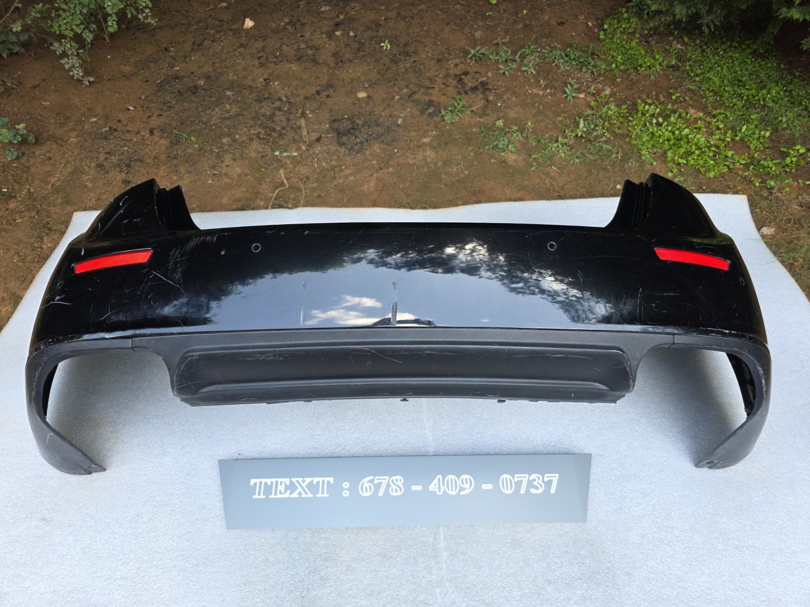 MASERATI GHIBLI REAR BUMPER COVER 2014 - 2017  670010943  OEM  NO SHIPPING 