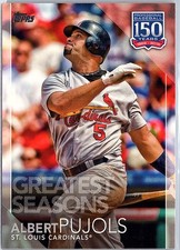 2019 Topps Albert Pujols #150-110 150 Years of Professional Baseball