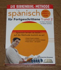 Audio-Sprachkurs: Birkenbihl-Methode Spanisch für Fortgeschrittene 1 + 2. 4 CDs.