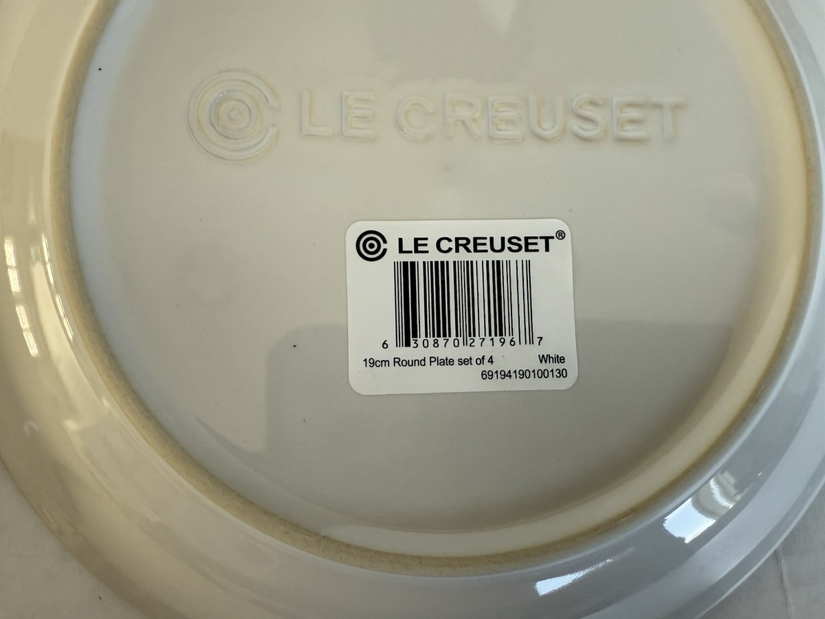 LE Creuset Set Of 4 Fall Leafs Momiji Flower Leaf Dessert Plates