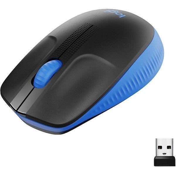 Souris sans fil Logitech M190 bleu 910-005907 avec suivi optique 1000 ppp