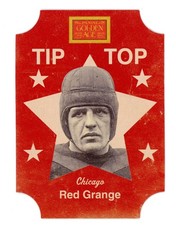 2013 Panini Golden Age Tip Top Bread Labels #8 Red Grange Chicago Bears