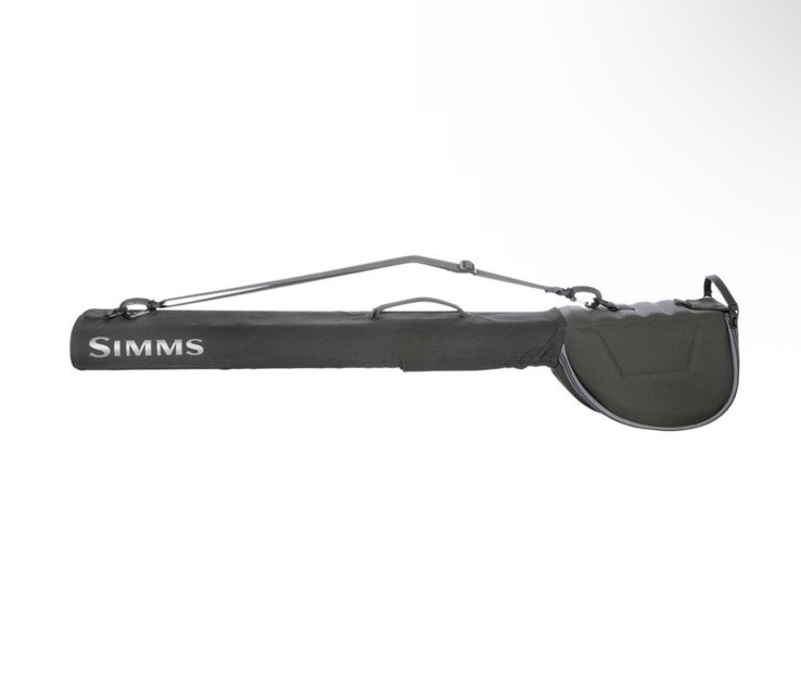 Simms GTS Carbon Gray Double Fly Rod & Reel Vault 9 Ft 4 Piece New With Tags Nwt