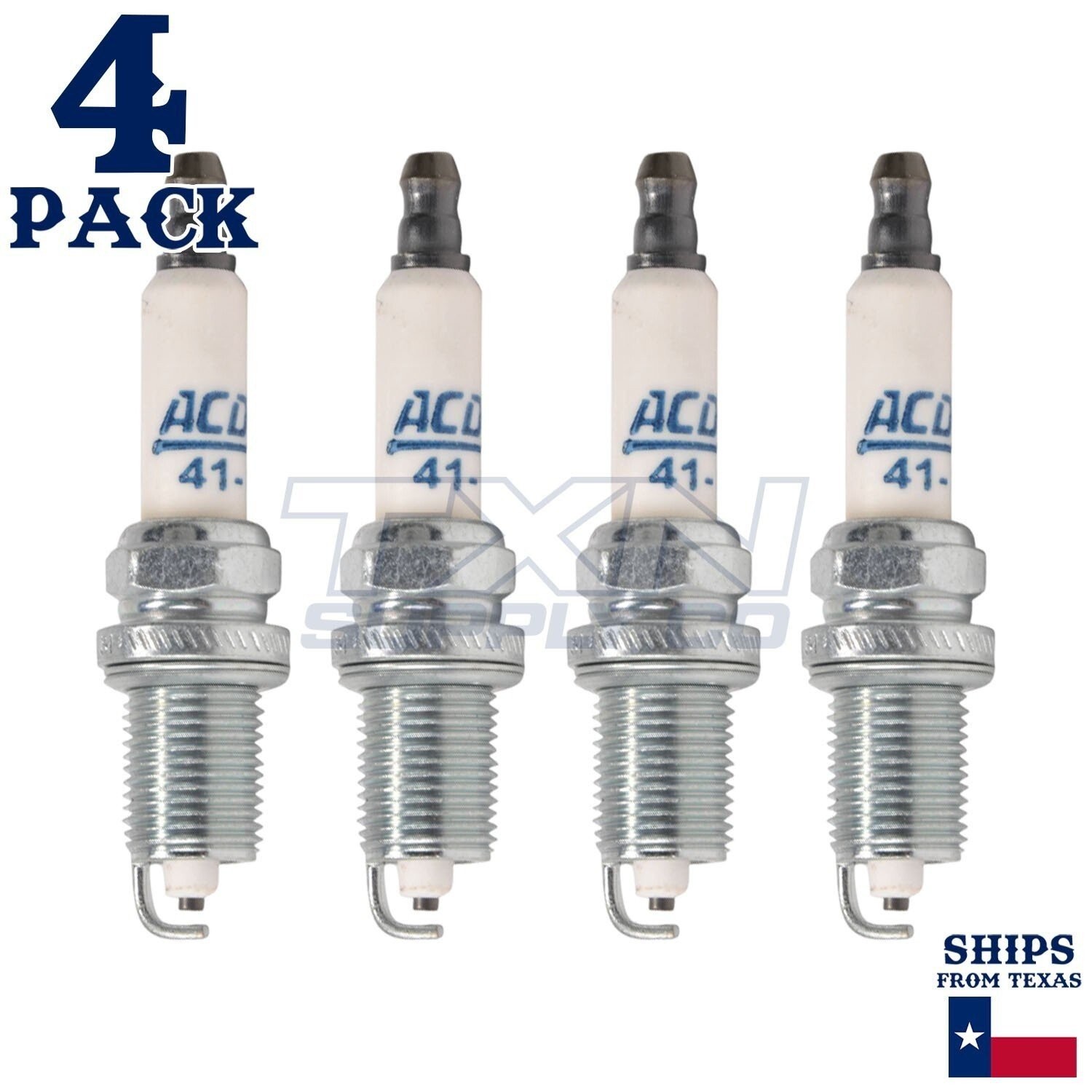 4 Pack ACDelco Double Platinum Spark Plugs 1999-2002 for Ford Laser 1.6L