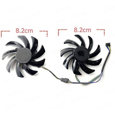 1x Paar Lüfter für POWERCOLOR RX6500XT/6600/6600XT/6650XT/6700 Athletic Edition