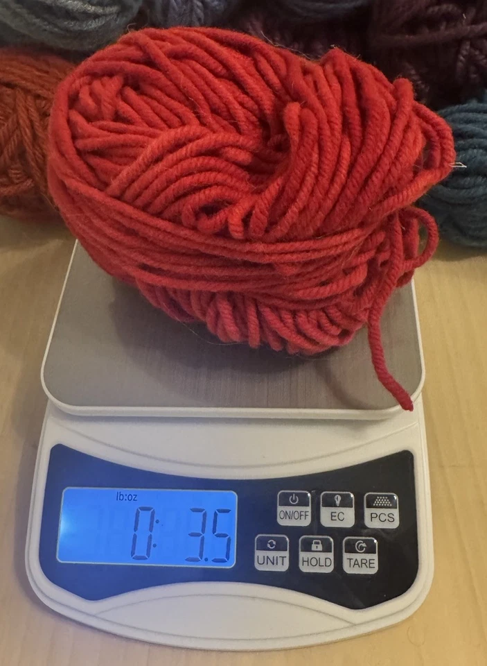 28 Balls Miscellaneous Wool Yarns Hand Dyed Rug Wool 3 Ply Boutique Over 2.5 Lbs - Image 4 of 4