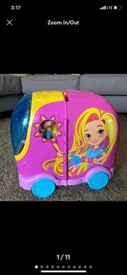 Mattel Sunny Day Glam Van-ity Vanity Rolling Playset with Doll