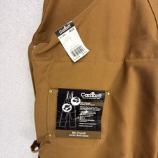 Carhartt Arctic Quilt Lined Bibs Overalls Mens 46x32 R03 BRN Brown USA NOS NWT
