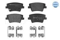 Meyle 025 240 0016 Bremsbelagsatz Hinten , Passt Zu: Hyundai Santa Fe Iv, Santa