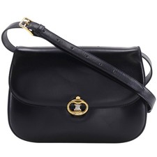 CELINE Triomphe Shoulder Bag vintage 2-way cl...