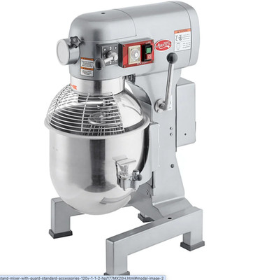 Planetary Mixer Avantco MX20H 20 Qt Commercial 120V + Bowl & Attachments