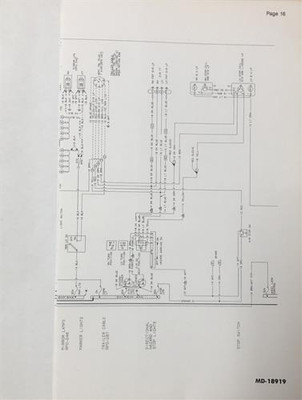 1980 GMC Brigadier Chevy Bruin Verdrahtungsdiagramm V8 Gas Lkw Schwerlast J8 Lkw