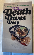 DEATH DIVES DEEP by Michael Avallone, Signet P/B 1971 VINTAGE MYSTERY ADVENTURE